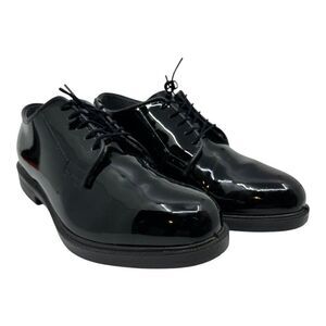 Bates Mens High Gloss Durashocks Uniform Oxford Shoe 10D (M) US E00111 NEW
